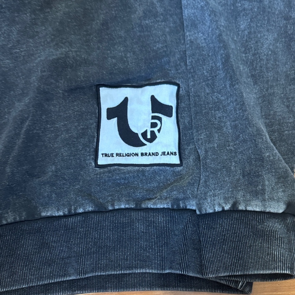True Religion Charcoal Crewneck Sweater - Picture 3 of 4